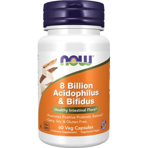 8 milliarder Acidophilus & Bifidus - 60 vcaps