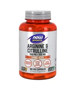 Arginin & Citrullin - 120 vegetabilske kapsler