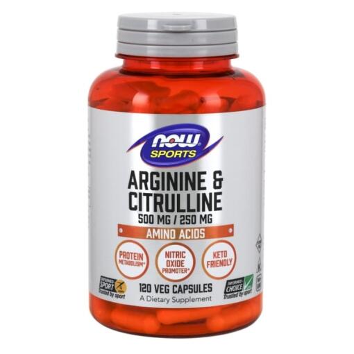 Arginin & Citrullin - 120 vegetabilske kapsler