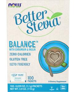 BetterStevia Balance med krom og inulin - 100 pakker