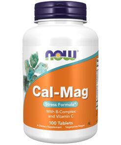 Cal-Mag med B-kompleks og C-vitamin - 100 tabletter