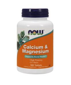 Calcium og magnesium - 100 tabletter