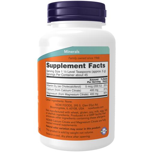 citratpulver med vitamin D3 - 227g