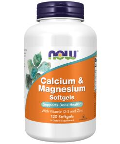 Calcium & Magnesium med Vitamin D og Zink - 240 softgels