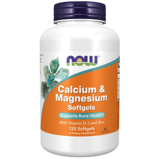 Calcium & Magnesium med Vitamin D og Zink - 240 softgels