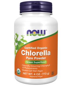 Økologisk rent chlorellapulver - 113 g