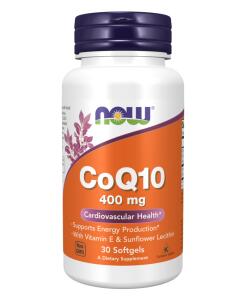 CoQ10 med E-vitamin og solsikkelecithin