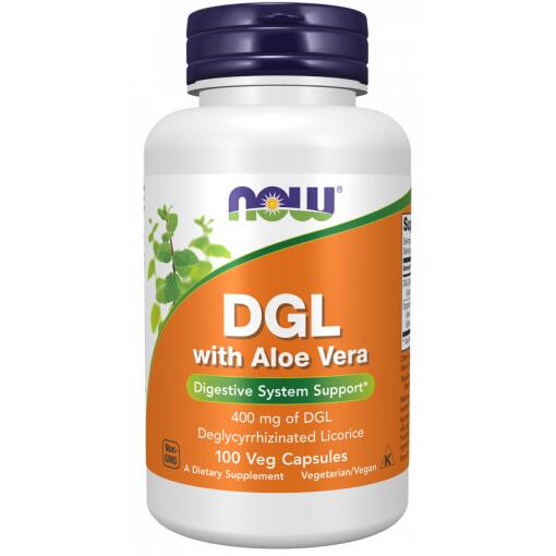 DGL med Aloe Vera - 100 vegetabilske kapsler