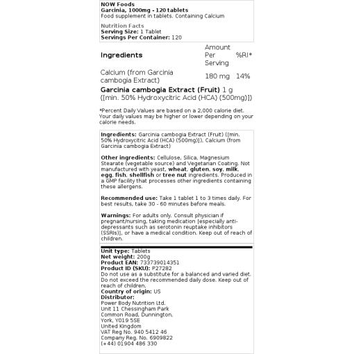 1000 mg - 120 tabletter