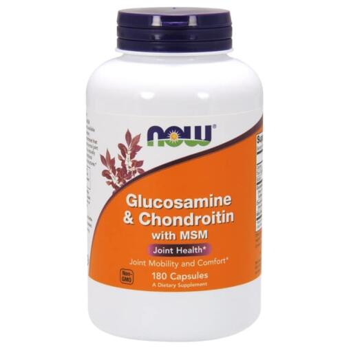 Glucosamin & Chondroitin med MSM - 180 kapsler