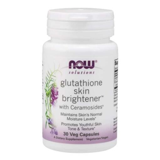 Glutathion Hudlysner med Ceramosider - 30 vegankapsler