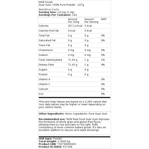 100% rent pulver - 227 g