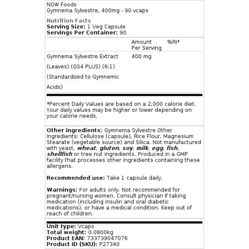 400 mg - 90 vegetabilske kapsler