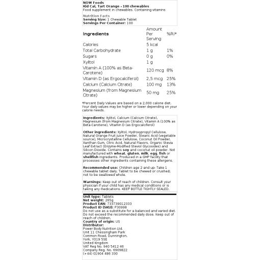Sur Appelsin - 100 tyggetabletter