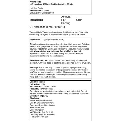 1000 mg dobbelt styrke - 60 tabletter