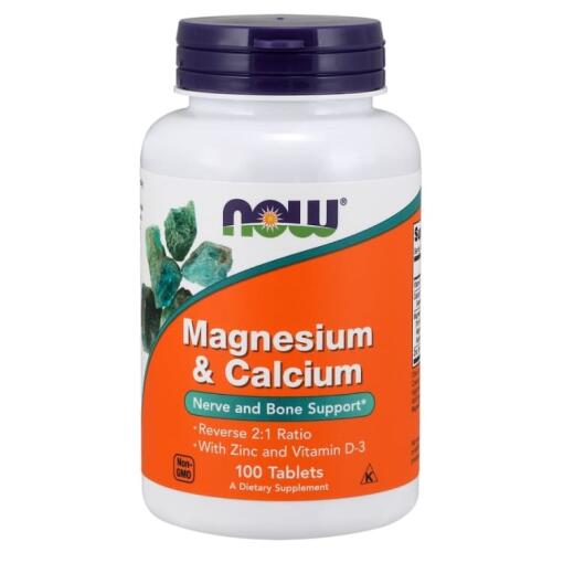 Magnesium & Calcium med zink og D-vitamin - 100 tabletter