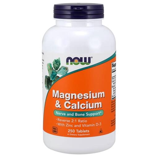 Magnesium & Calcium med zink og D-vitamin - 250 tabletter