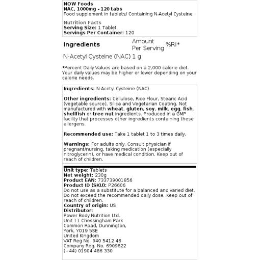 1000 mg - 120 tabletter