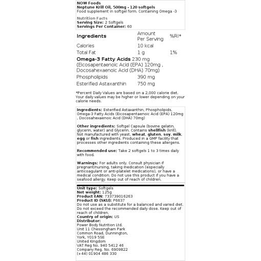 500 mg - 120 bløde kapsler