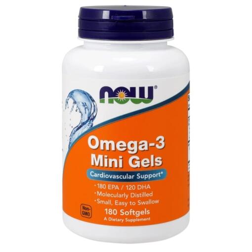Omega-3 Mini Gels - 180 bløde kapsler