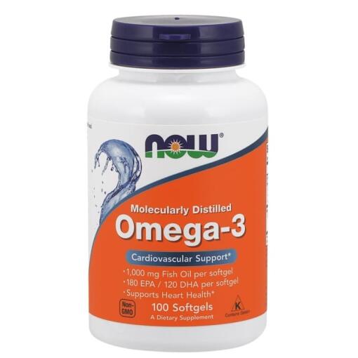 Omega-3 Molekylært destilleret - 100 bløde kapsler