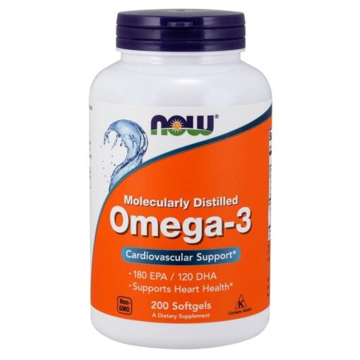 Omega-3 Molekylært Destilleret - 200 Softgels