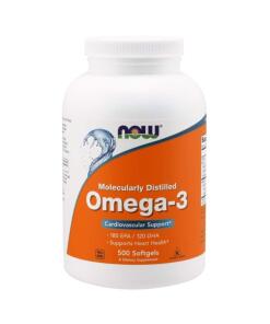 Omega-3 Molekylært destilleret - 500 bløde kapsler