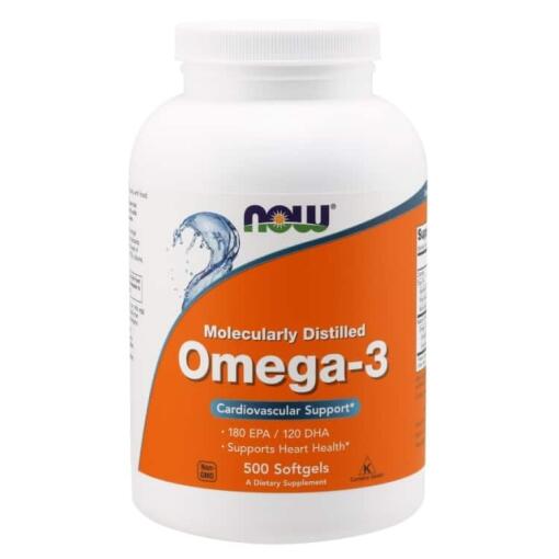 Omega-3 Molekylært destilleret - 500 bløde kapsler
