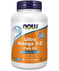 Ultra Omega 3-D med D-3-vitamin - 90 softgels
