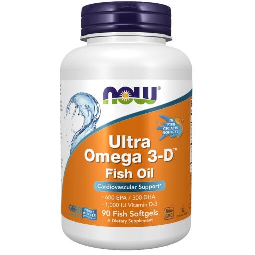 Ultra Omega 3-D med D-3-vitamin - 90 softgels
