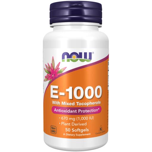 Vitamin E-1000 - Naturligt (blandede tocopheroler) - 50 softgels