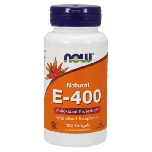 Vitamin E-400 - Naturligt (blandede tocopheroler) - 100 softgels