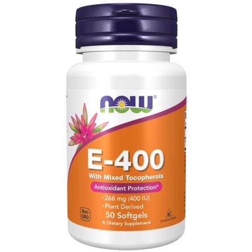 Vitamin E-400 - Naturligt (blandede tocopheroler) - 50 softgels