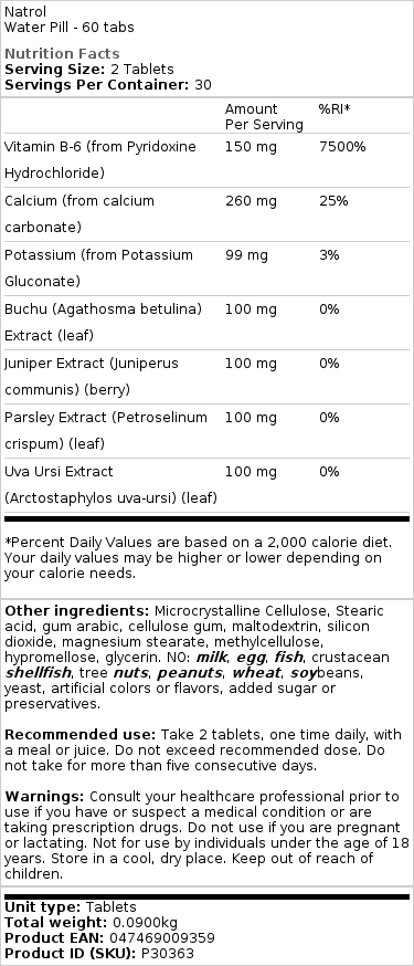 Tabletki moczopędne - 60 tabletek - obrazek 2