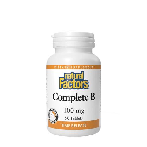 Natural Factors – Complete B Time Release 90 tabletter
