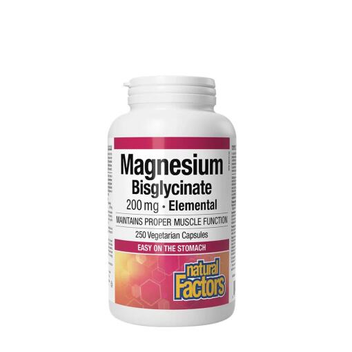 Natural Factors – Magnesium Bisglycinat 200 mg