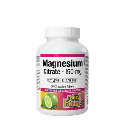 Natural Factors – Magnesiumcitrat 150 mg