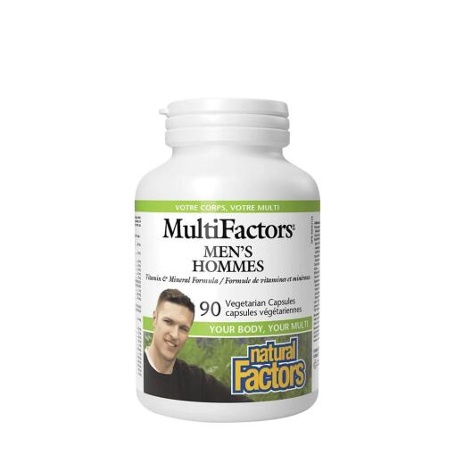 Natural Factors – Men’s MultiFactors 90 kapsler