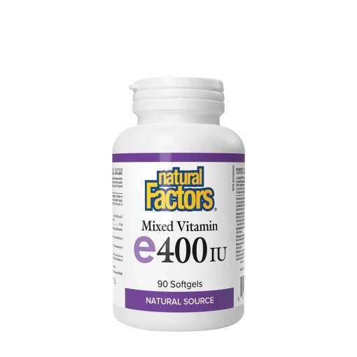 Natural Factors – Blandet Vitamin E Naturlig Kilde 400 IU