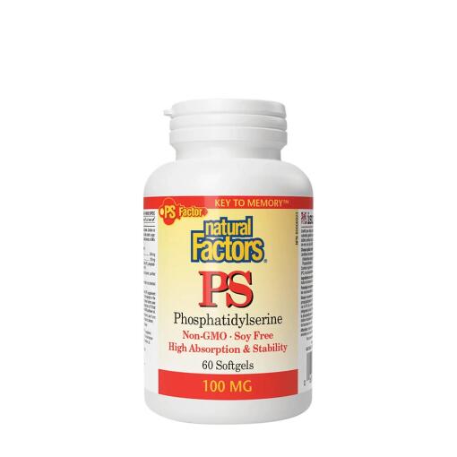 Natural Factors – PS Phosphatidylserine 100 mg 60 Softgels