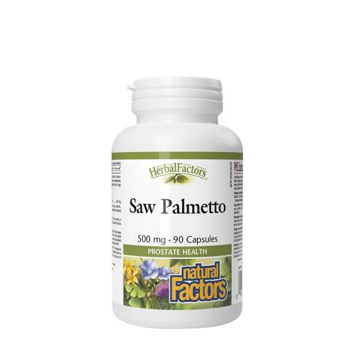 Natural Factors – Saw Palmetto 500 mg 90 Kapsler