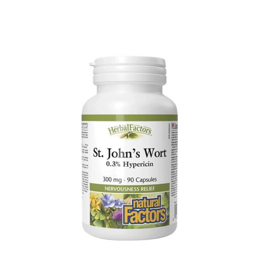 Natural Factors – St. John's Wort 300 mg (90 kapsler)