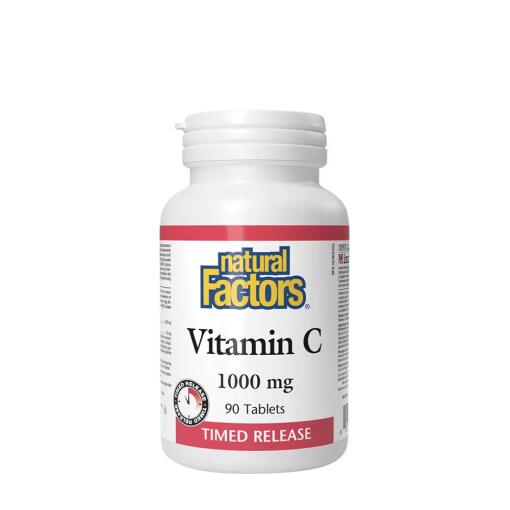 Natural Factors – Vitamin C Time Release 1000 mg (90 Tabletter)