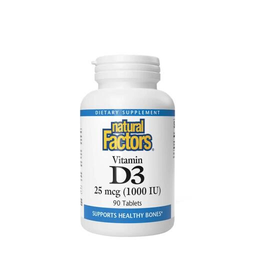 Natural Factors – Vitamin D3 25 mcg (1