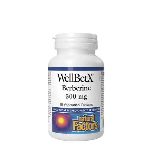 Natural Factors – WellBetX Berberine 500 mg (60 kapsler)