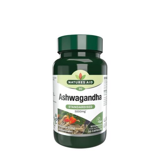 Natures Aid - Ashwagandha 30 kapsler