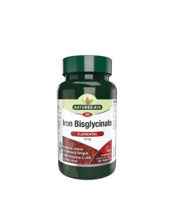 Natures Aid - Iron Bisglycinate 90 Tabletter