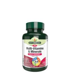 Natures Aid - Multi-Vitaminer & Mineraler med Jern 90 Softgels