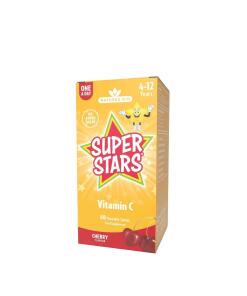 Natures Aid - Super Stars Vitamin C Kirsebærsmag 60 Tyggetabletter