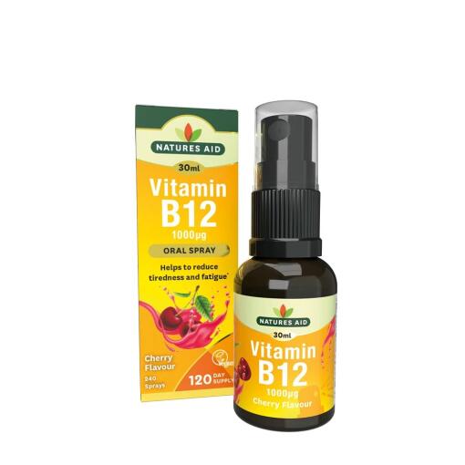 Natures Aid - Vitamin B12 Daglig Oral Spray